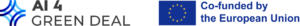 AI4GreenDeal logo with European Union funding emblem