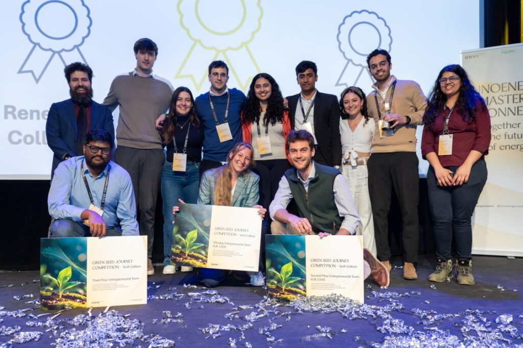 Green Seed Journey participants posing with awards after the entrepreneurship competition